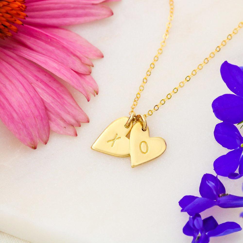 Dainty Heart Necklace with Message Card (Love You) | ACES 