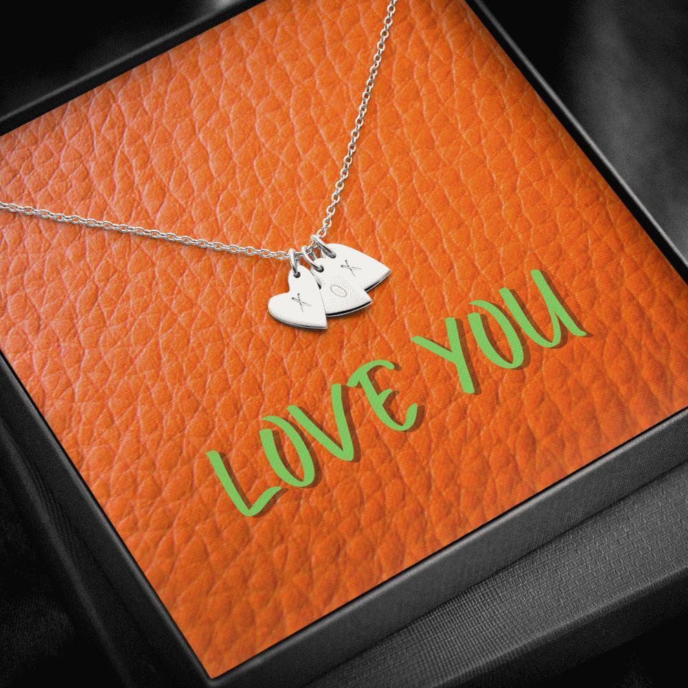 Dainty Heart Necklace with Message Card (Love You) | ACES 