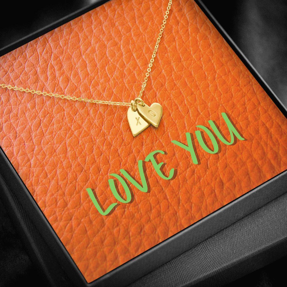 Dainty Heart Necklace with Message Card (Love You) | ACES 