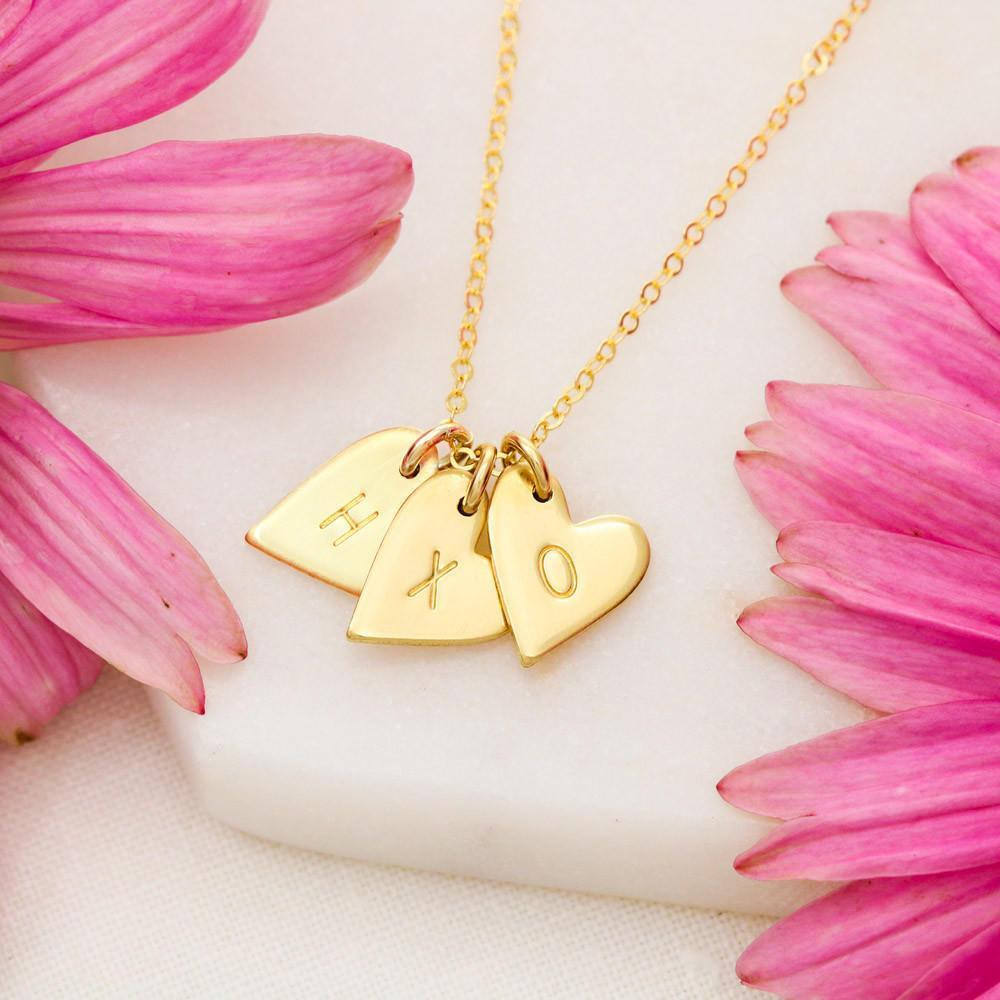 Dainty Heart Necklace with Message Card (Love You) | ACES 