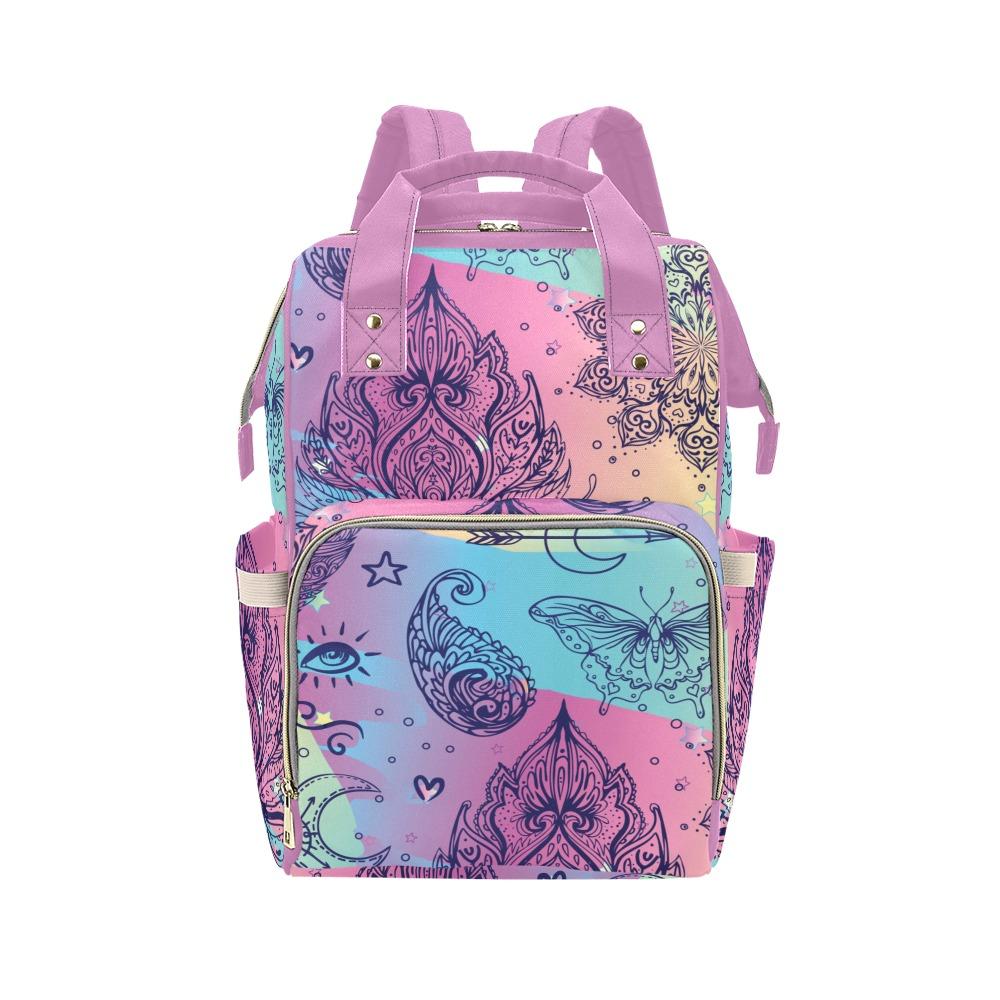Diaper Bag – Bohemian Colorful Doodle | Babygirl Custom 