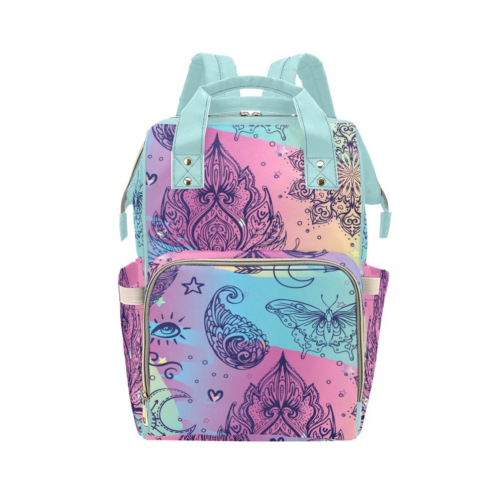 Diaper Bag – Bohemian Colorful Doodle | Babygirl Custom 