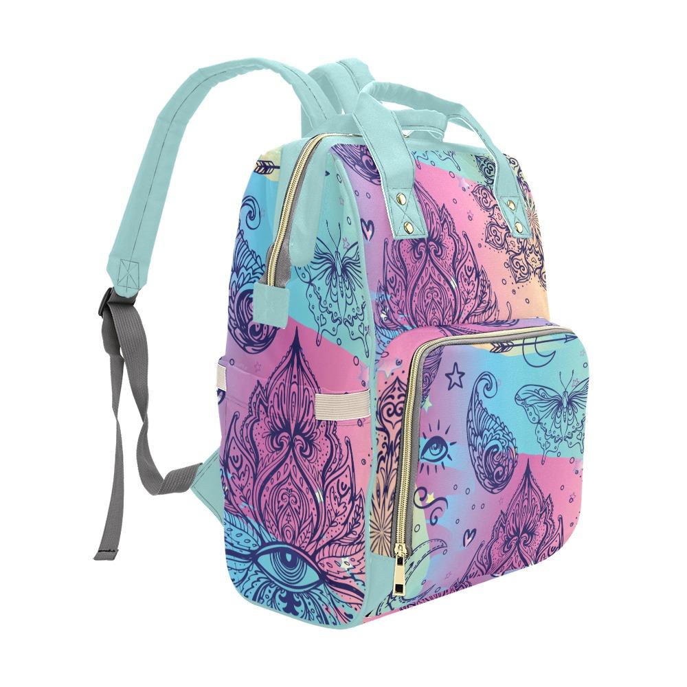 Diaper Bag – Bohemian Colorful Doodle | Babygirl Custom 