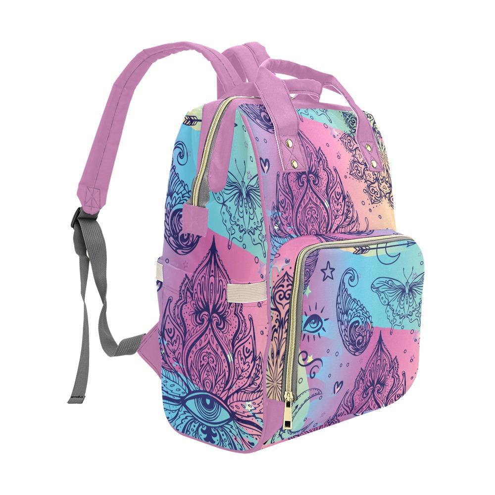 Diaper Bag – Bohemian Colorful Doodle | Babygirl Custom 