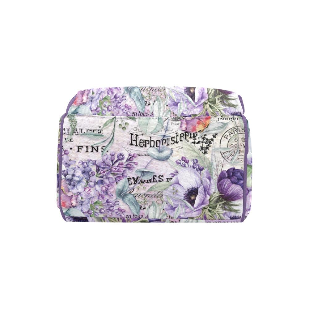 Diaper Bag – Vintage Flower Art | Babygirl Custom Diaper Bag