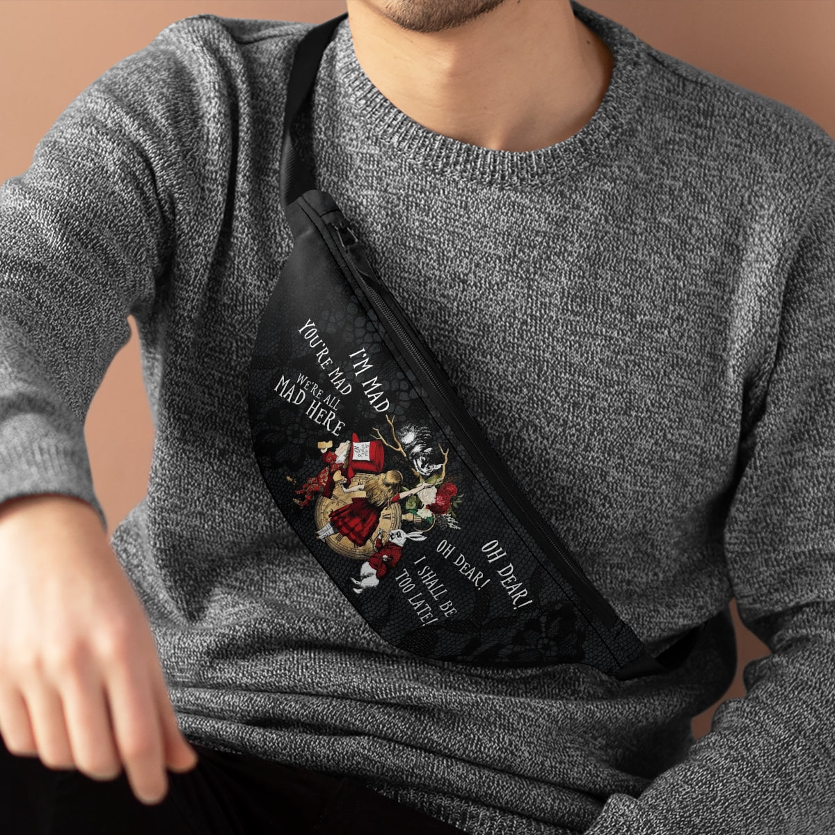 Fanny Pack - Alice in Wonderland Gifts #34 Red Series | Cute