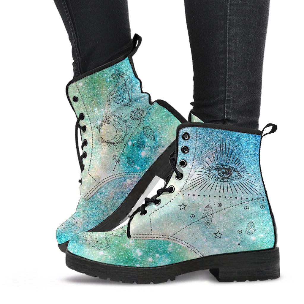 Fashion Combat Boots - Esoteric Art #101 | Unisex Custom