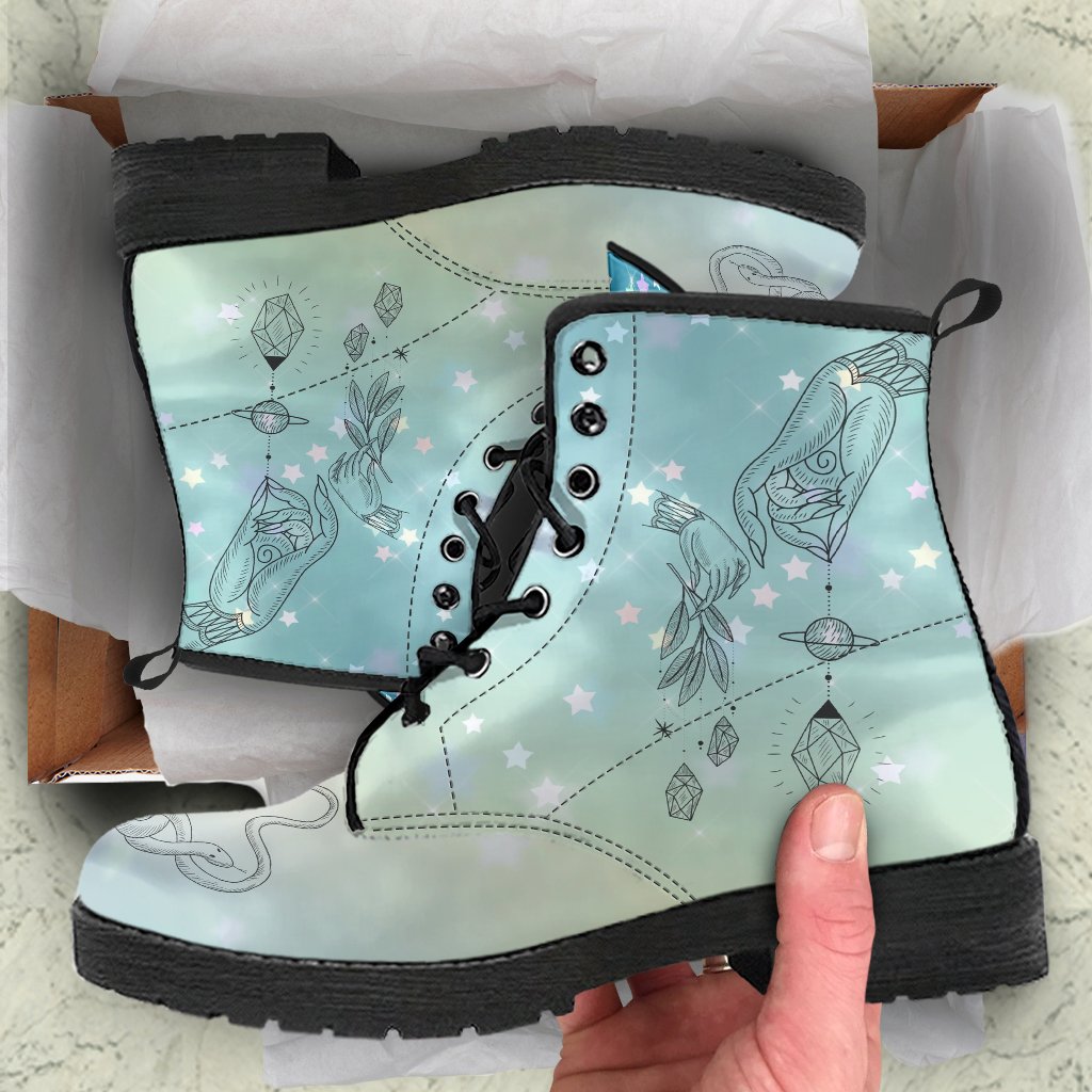 Fashion Combat Boots - Esoteric Art #102 | Unisex Custom 