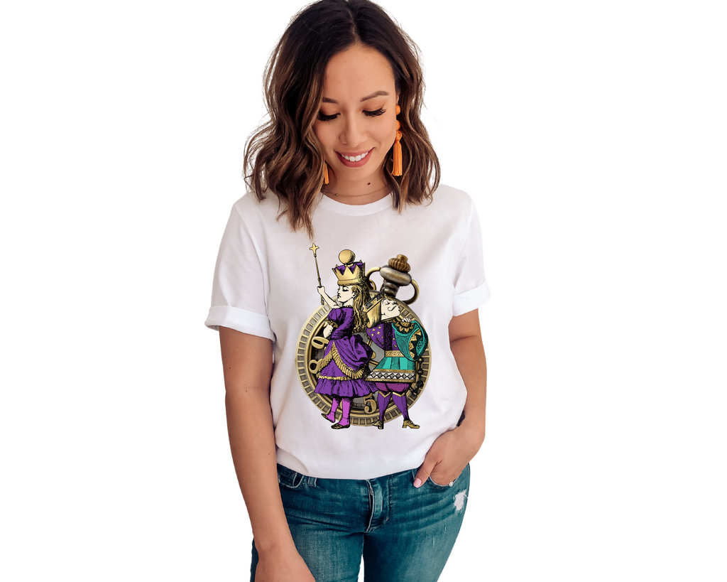 Graphic Tee - Alice in Wonderland Gifts #22 Purple Series | 