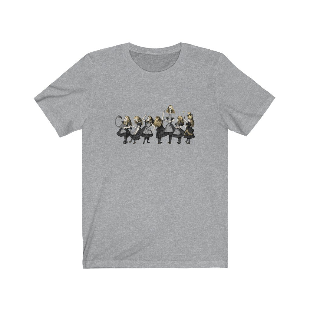 Graphic Tee - Alice in Wonderland Gifts #61 Gray Series | 