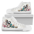 High Top Sneakers - Alice in Wonderland Gifts #101 Colorful 