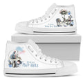High Top Sneakers - Alice in Wonderland Gifts #101 White | 