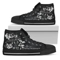 High Top Sneakers - Alice in Wonderland Gifts #102 Black