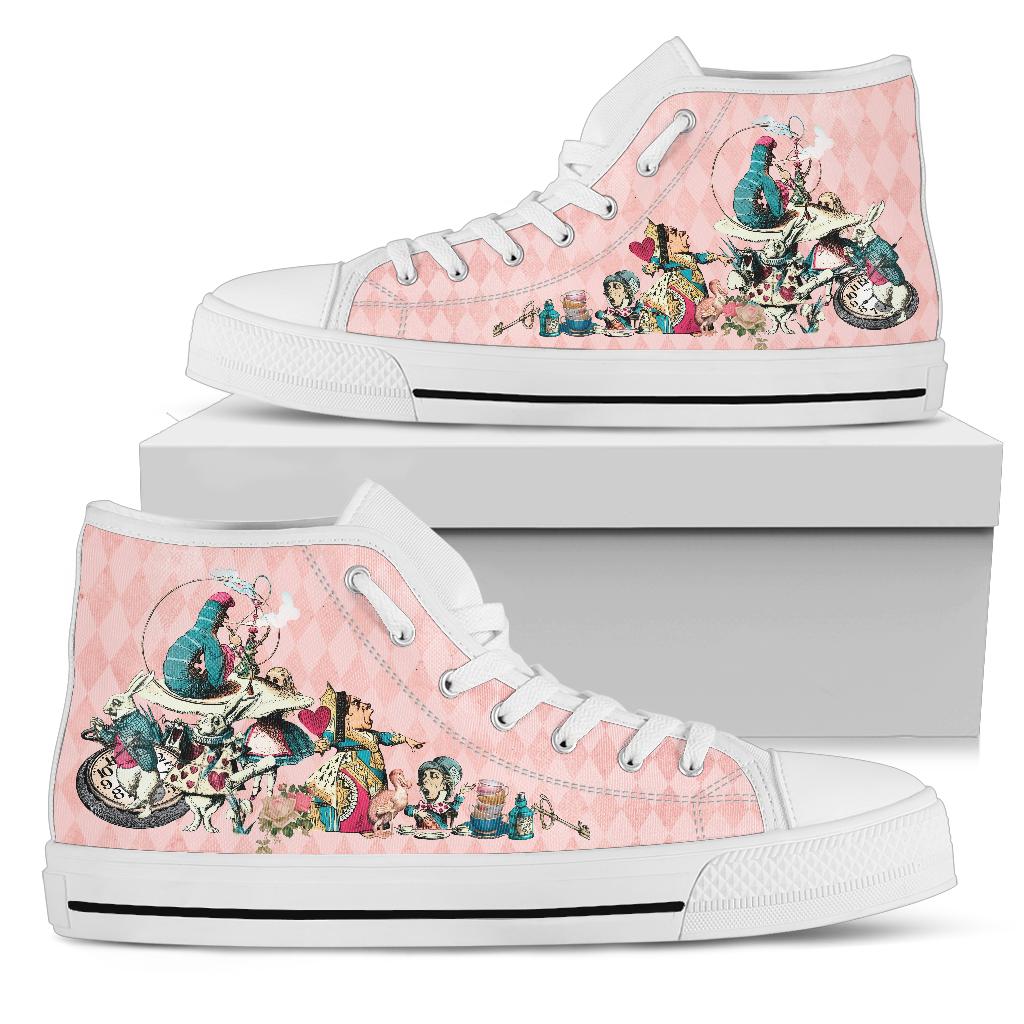 High Top Sneakers - Alice in Wonderland Gifts #106 Colorful 