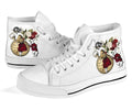 High Top Sneakers - Alice in Wonderland Gifts #32 White | 