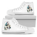 High Top Sneakers - Alice in Wonderland Gifts #41 White/Pink
