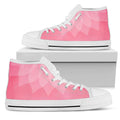 High Top Sneakers - Blush Pink Graphic | Custom High Top 