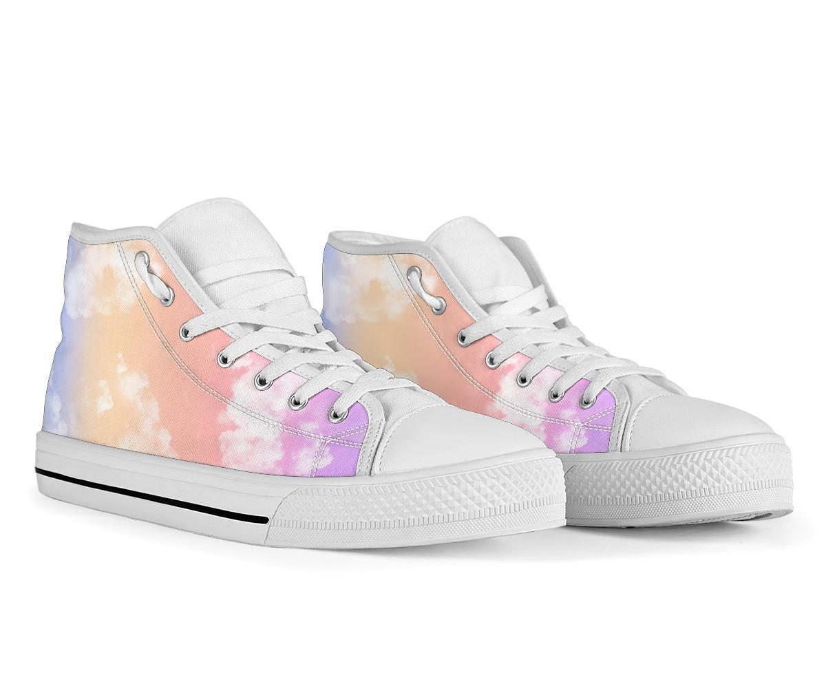 High Top Sneakers - Cloudy (White) | Custom Sneakers Women 