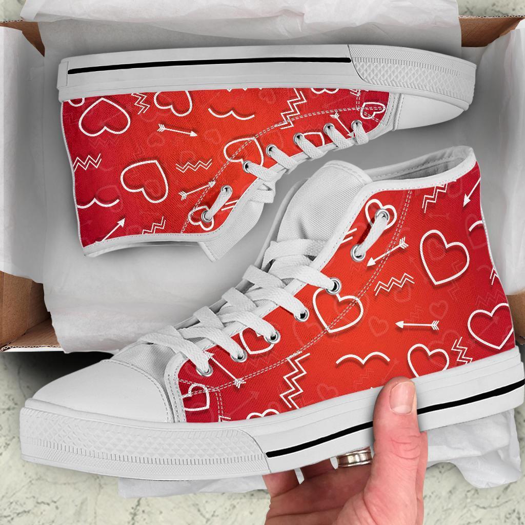 High Top Sneakers - Fall in Love | Custom High Top Shoes 