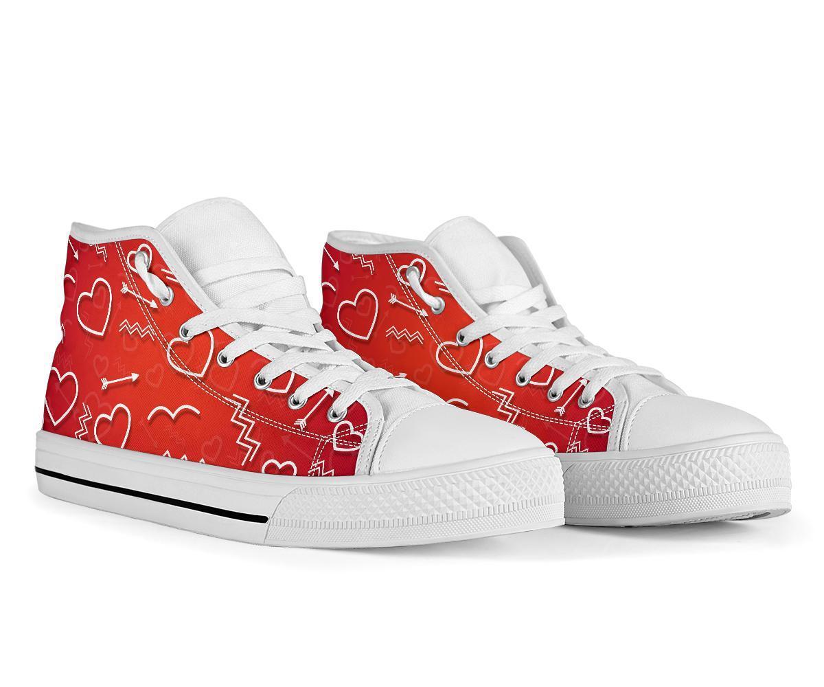 High Top Sneakers - Fall in Love | Custom High Top Shoes 