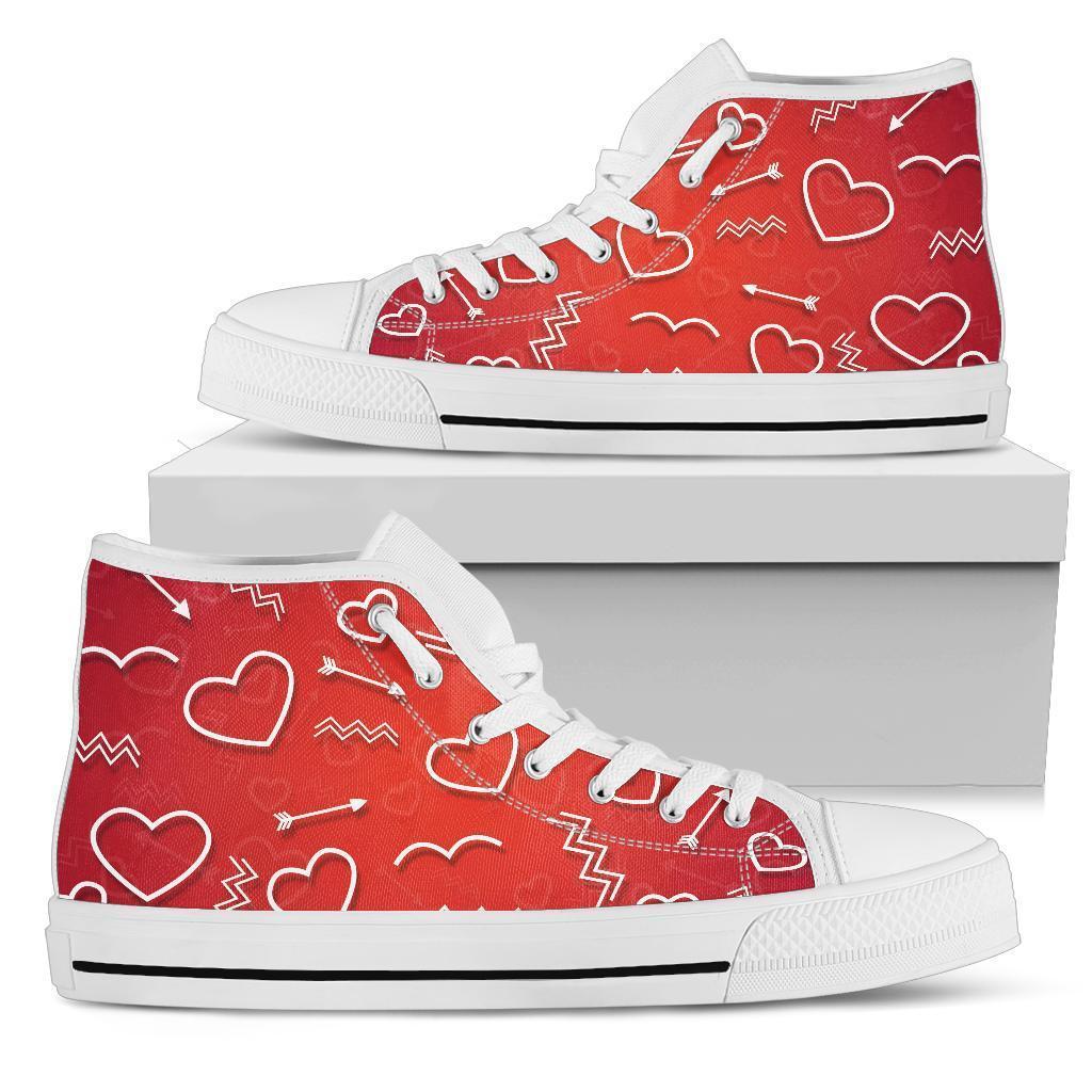 High Top Sneakers - Fall in Love | Custom High Top Shoes 