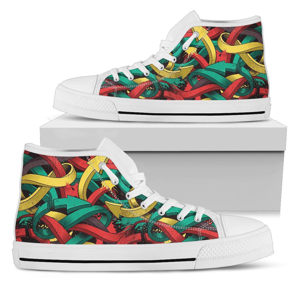 High Top Sneakers - Graffiti Fashion #12 | Custom Shoes 