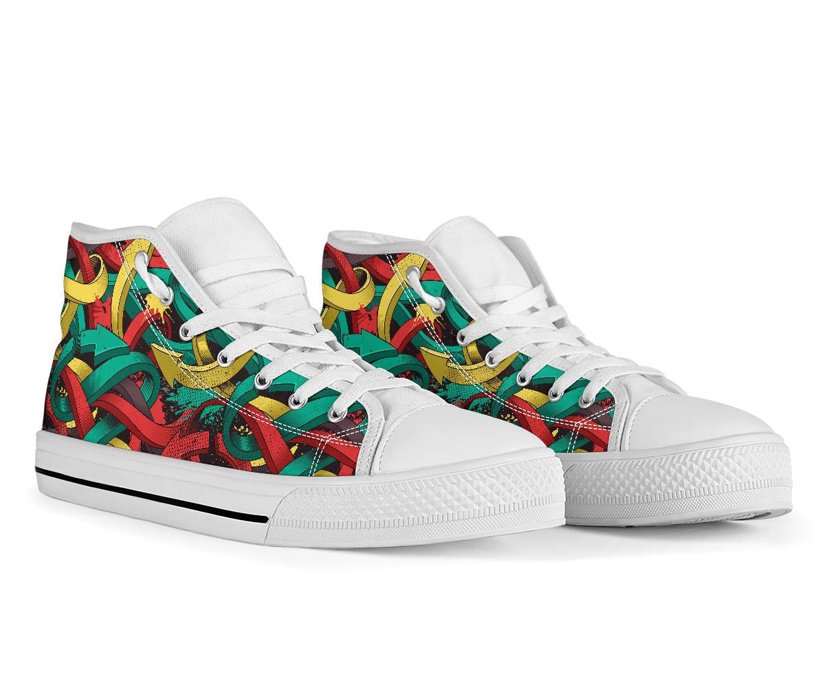 High Top Sneakers - Graffiti Fashion #12 | Custom Shoes 