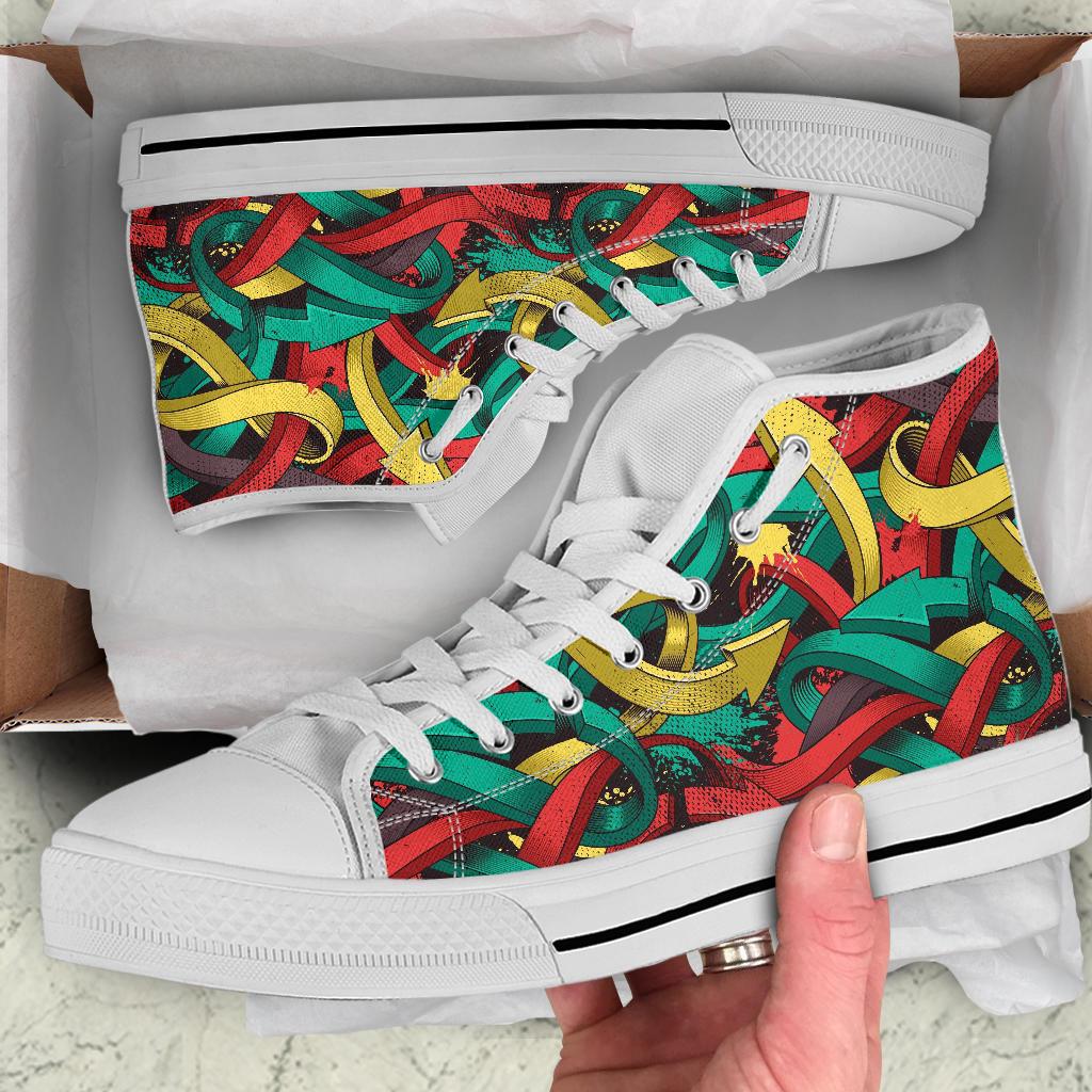 High Top Sneakers - Graffiti Fashion #12 | Custom Shoes 