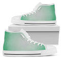 High Top Sneakers - Green Ombre | Custom High Top Shoes 