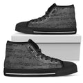High Top Sneakers - Grunge Music Sheet | Birthday Gifts