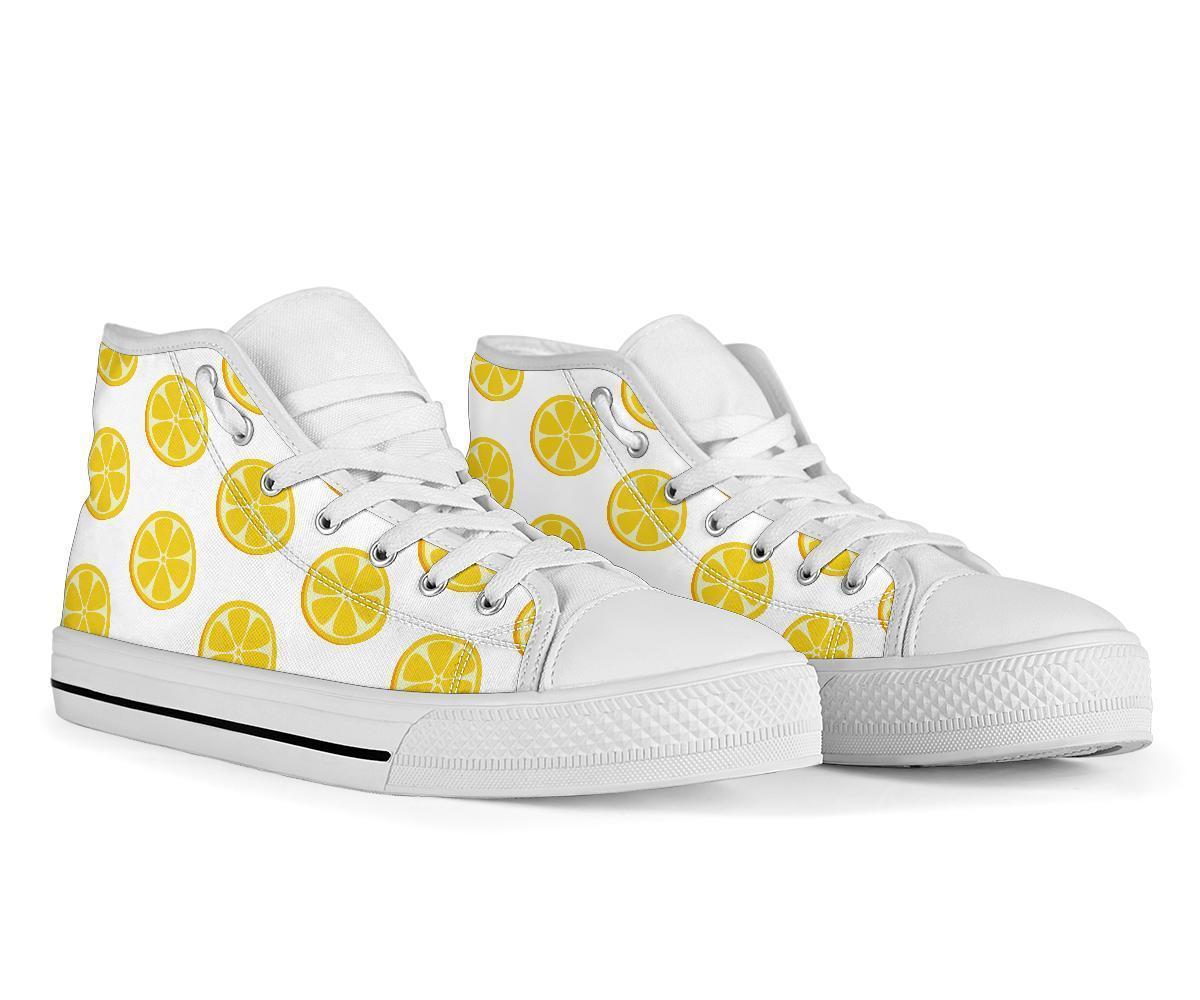 High Top Sneakers - Lemon Love | Custom High Top Shoes 