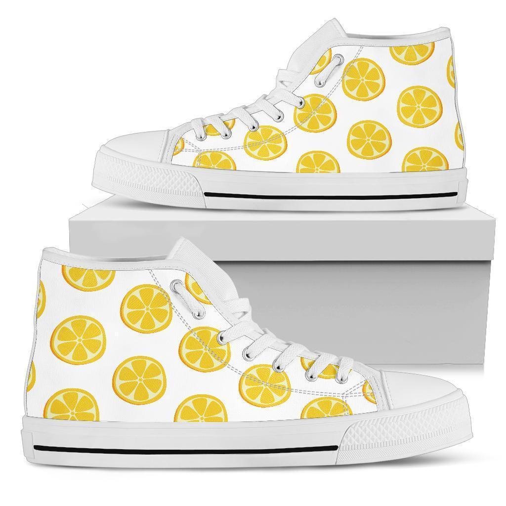 High Top Sneakers - Lemon Love | Custom High Top Shoes 