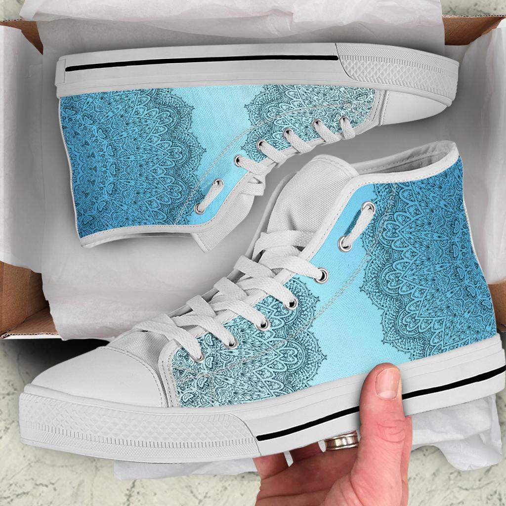 High Top Sneakers - Make It Mandala | Custom High Top Shoes 
