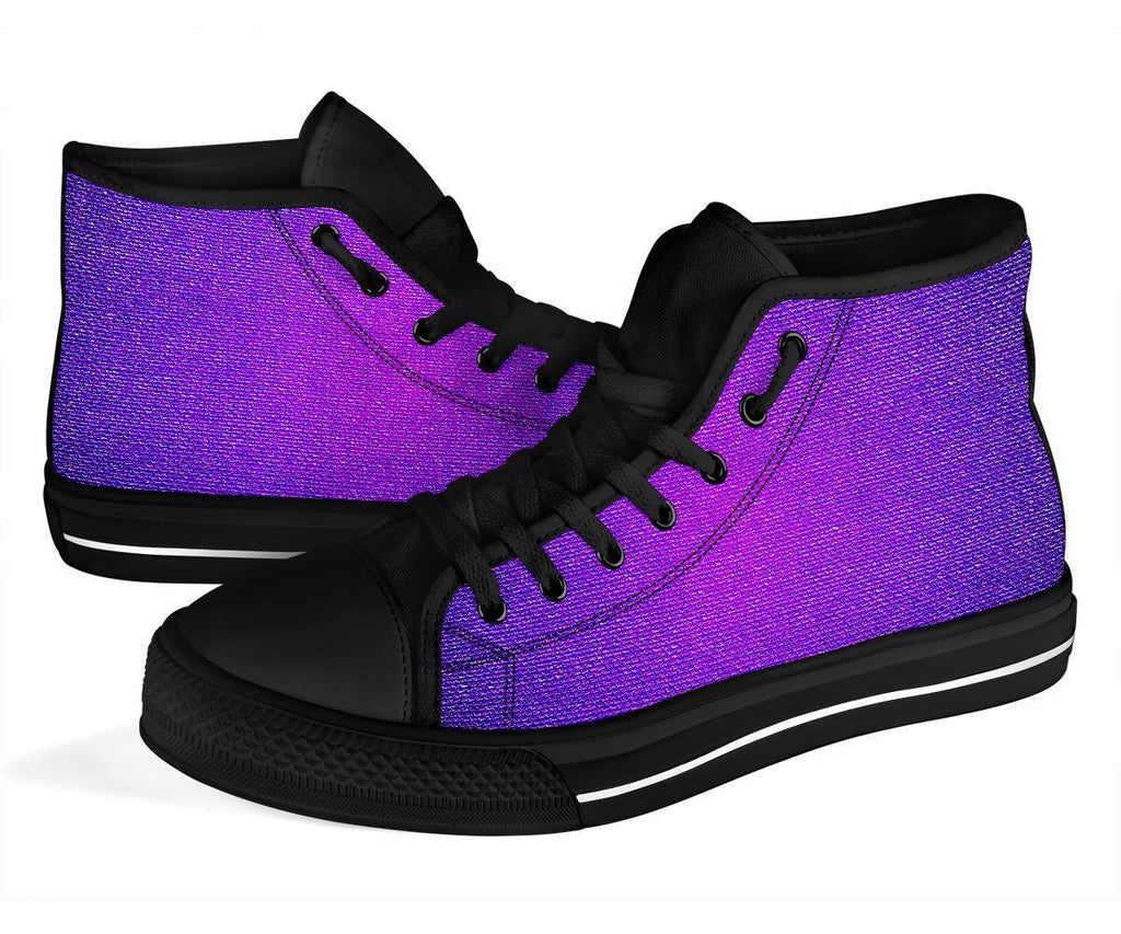 High Top Sneakers - Purple Ombre | Custom High Top Shoes 