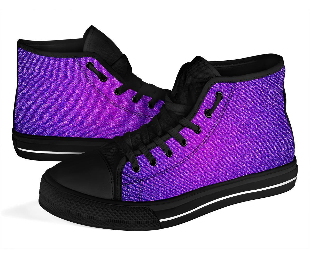 High Top Sneakers - Purple Ombre | Custom High Top Shoes 