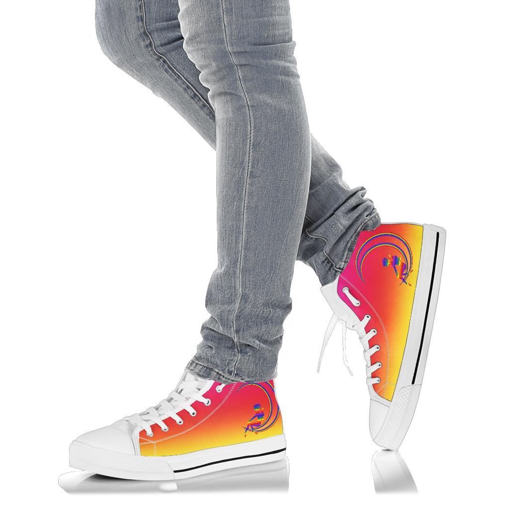 High Top Sneakers - Rainbow Fairy | Woman’s Colorful 