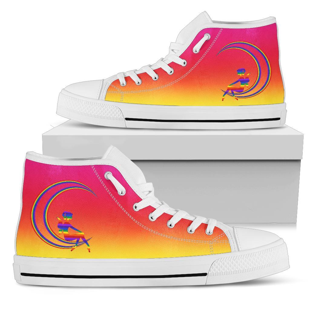 High Top Sneakers - Rainbow Fairy | Woman’s Colorful 