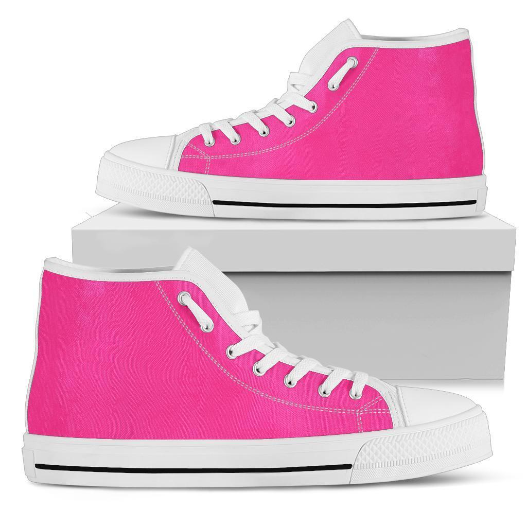 High Top Sneakers - Simply Pink | Blush Pink Flat Shoes 