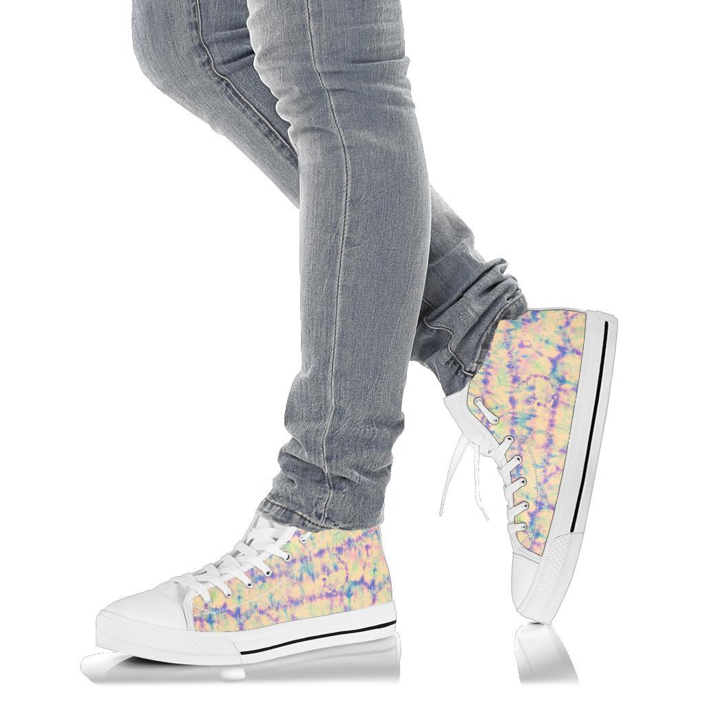 High Top Sneakers - Tie Dye Design #102 | Custom Shoes 