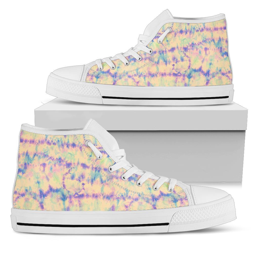 High Top Sneakers - Tie Dye Design #102 | Custom Shoes 