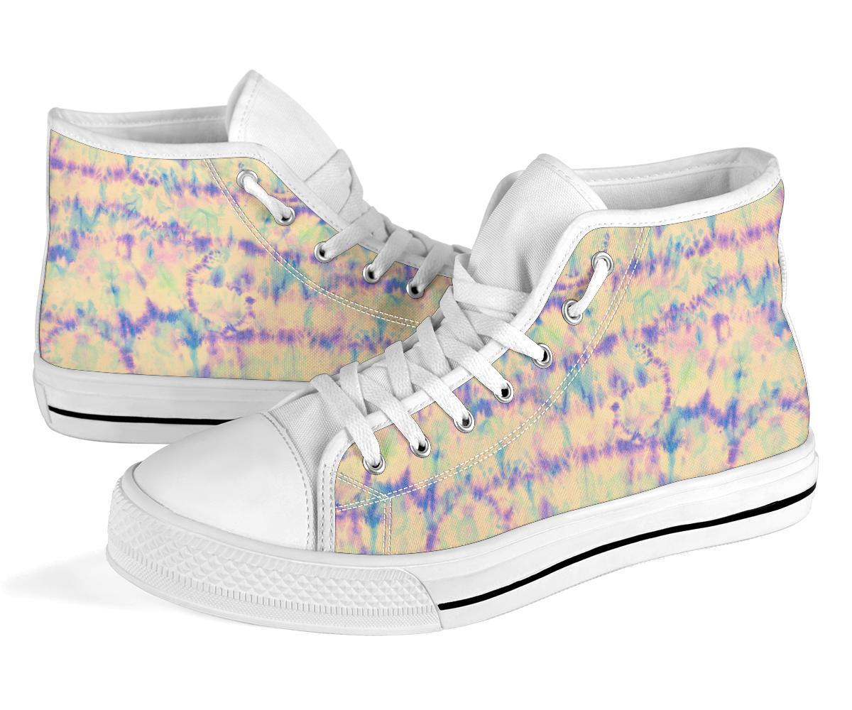 High Top Sneakers - Tie Dye Design #102 | Custom Shoes 