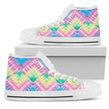 High Top Sneakers - Tie Dye Design #103 | Custom Shoes 