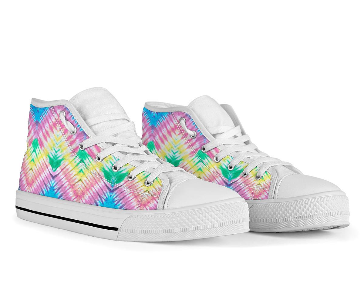 High Top Sneakers - Tie Dye Design #103 | Custom Shoes 