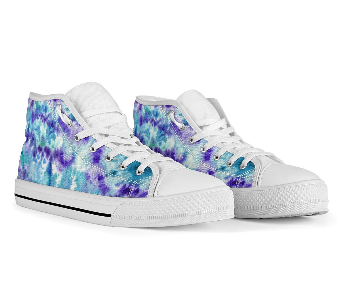 High Top Sneakers - Tie Dye Design #106 | Custom Shoes 