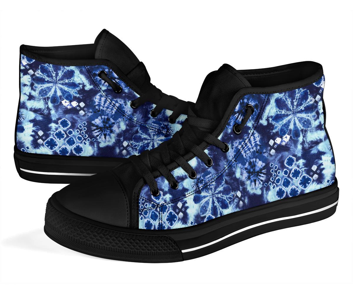 High Top Sneakers - Tie Dye Design #108 | Custom Shoes 