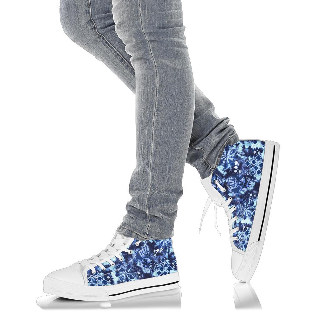 High Top Sneakers - Tie Dye Design #108 | Custom Shoes 