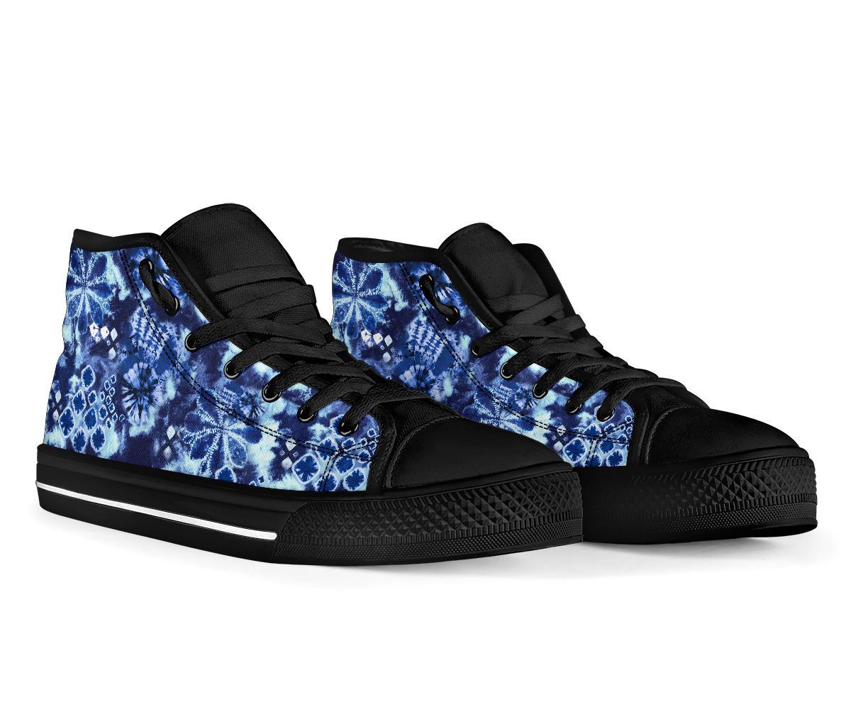 High Top Sneakers - Tie Dye Design #108 | Custom Shoes 