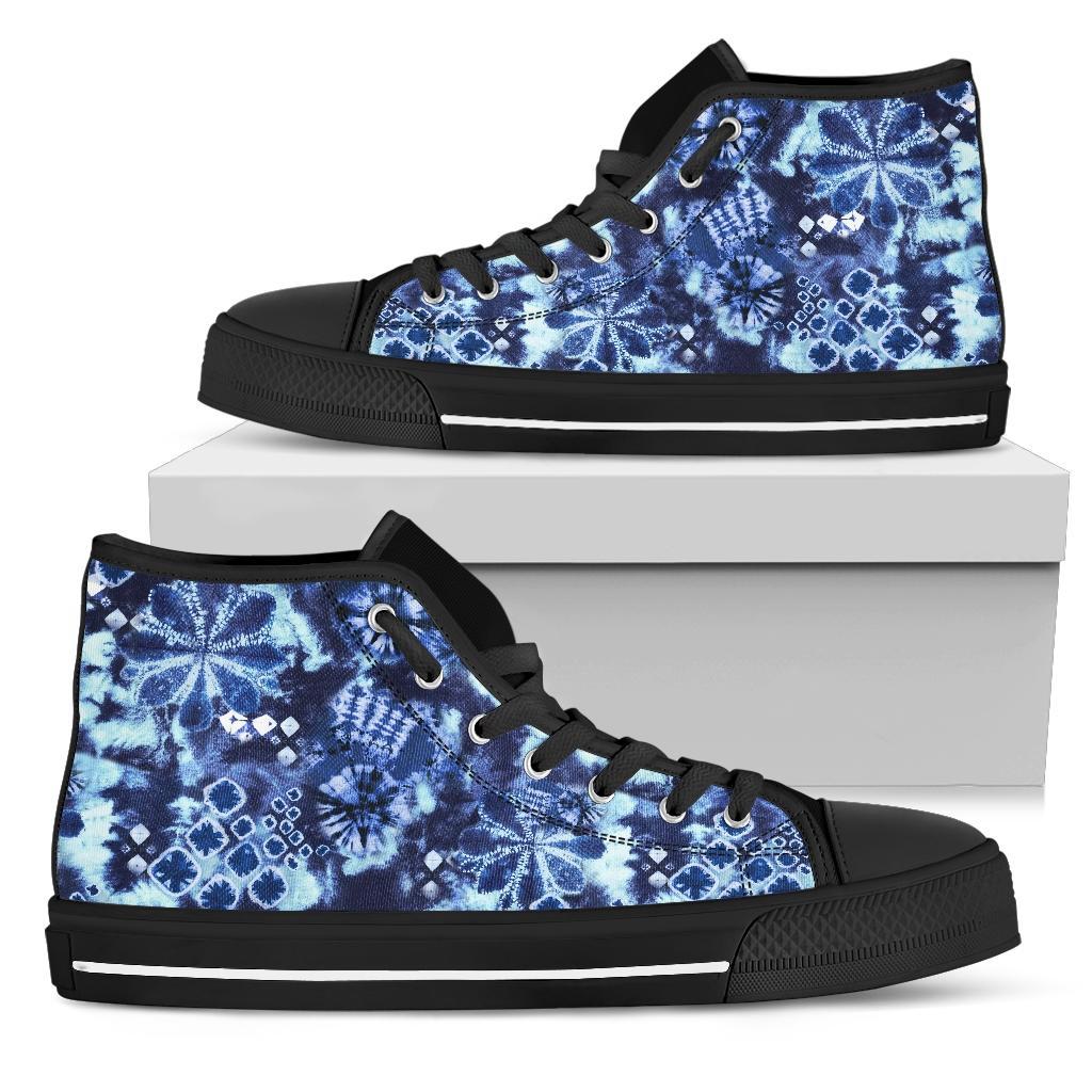 High Top Sneakers - Tie Dye Design #108 | Custom Shoes 