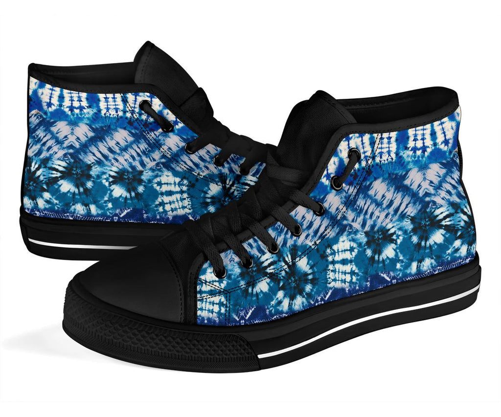 High Top Sneakers - Tie Dye Design #109 | Custom Shoes 