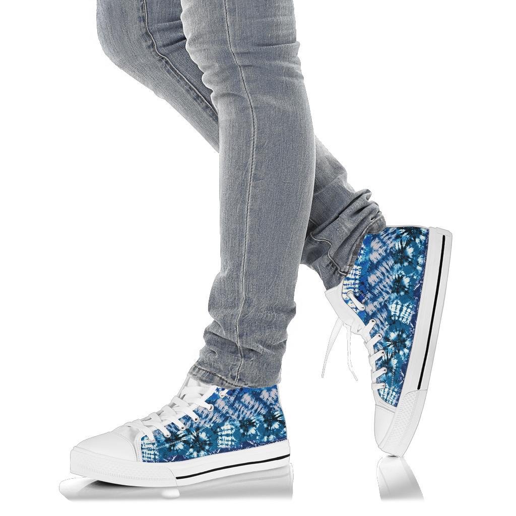 High Top Sneakers - Tie Dye Design #109 | Custom Shoes 